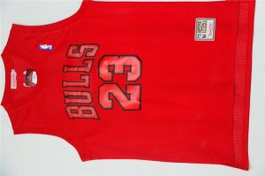 Maillot De Basket Chicago Bulls Michael Jordan 23 Engrener Rouge